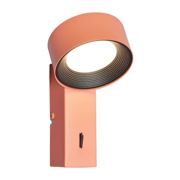 Italux 5906630853175 LED Spot-Wandleuchte Otal | 1.8W integrierte LED-Quelle | 4000K | mit Schalter | orange