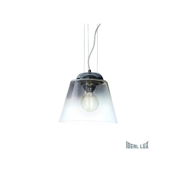 Ideal Lux Hängeleuchte Cylinder SP1 Cromo D40 1x100W E27 - Eleganz