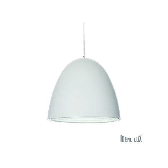Ideal Lux Hängeleuchte - Pendelleuchte DIN Bianco 1 E27 - weiß