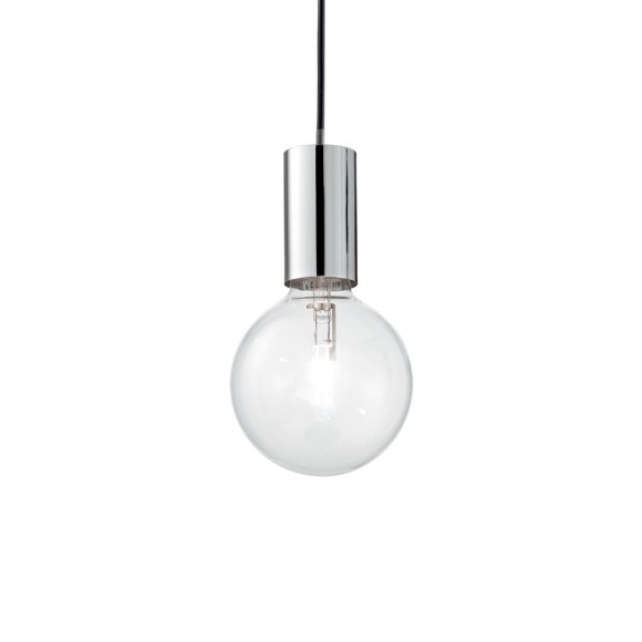 Ideal Lux 139661 Pendelleuchte Hugo 1x60W| E27 - chrom