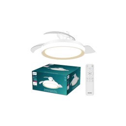 Philips 8721103096067 LED Ventilator mit Licht Bliss | 35W integrierte LED-Quelle | 4500lm | 2700-6