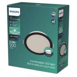 Philips 8721103131256 LED Einbauleuchte MESON | 6W integrierte LED-Quelle | 340lm | 3000K