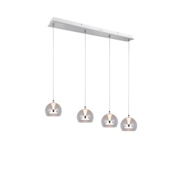 Trio T331610406 LED Pendel-Kronleuchter FLYNT | 8W integrierte LED-Quelle | 4x880lm | 2300+3000+400