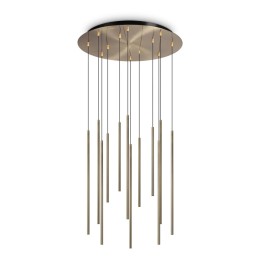 Ideal lux I341101 LED Pendel-Kronleuchter FILO | 19W integrierte LED-Quelle | 2700K