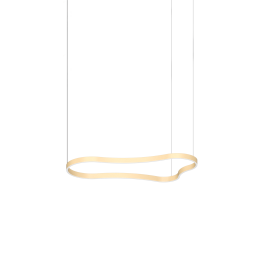 Ideal lux I345253 LED Pendel-Kronleuchter WAVES | 45W integrierte LED-Quelle