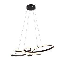 Trio T345619132 LED Pendel-Kronleuchter FLY | 32W integrierte LED-Quelle | 3900lm | 3000K