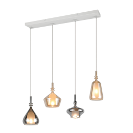 Trio T349400417 Pendel-Kronleuchter ALDEA  | 4x10W E14