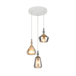 Trio T349430317 Pendel-Kronleuchter ALDEA  | 3x10W E14