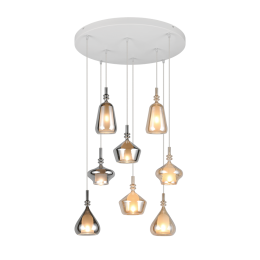 Trio T349430817 Pendel-Kronleuchter ALDEA  | 8x10W E14