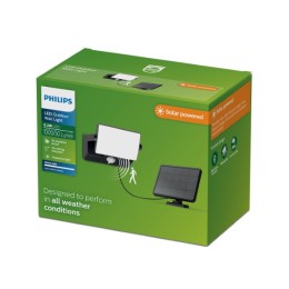 Philips 8721103105653 LED solar Außenwandleuchte Fyns | 8W integrierte LED-Quelle | 1000lm | 3000K