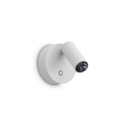 Ideal lux 347479 LED Spot-Wandleuchte ELF | 3W integrierte LED-Quelle | 200lm | 3000K