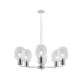 Luce Ambiente Design I-FELLINI-S6 Pendel-Kronleuchter FELLINI E27