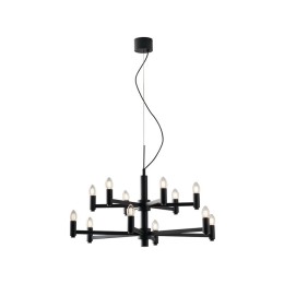 Luce Ambiente Design I-KAROL-12 Pendel-Kronleuchter KAROL E14