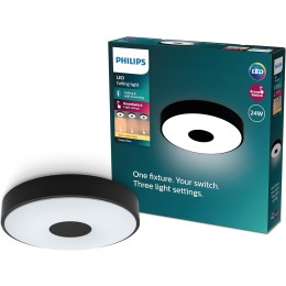 Philips 8720169301290 LED Deckenleuchte Coiner  | 24W integrierte LED-Quelle | 2700lm | 2700K