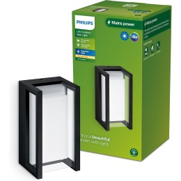 Philips 8720169266711 LED Außenwandleuchte Pyrona | 12W integrierte LED-Quelle | 1500lm | 2700K