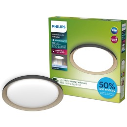 Philips 8720169301115 LED Deckenleuchte Pebblo | 10W integrierte LED-Quelle | 1950lm | 4000K