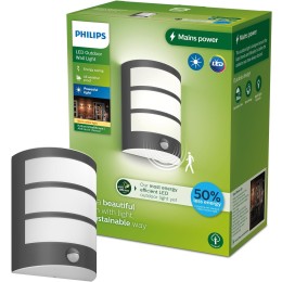 Philips 8720169269194 LED Außenwandleuchte Python | 3,8W integrierte LED-Quelle | 800lm | 2700K