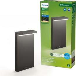 Philips 8720169257290 LED Wegeleuchte Bustan | 3,8W integrierte LED-Quelle | 800lm | 2700K