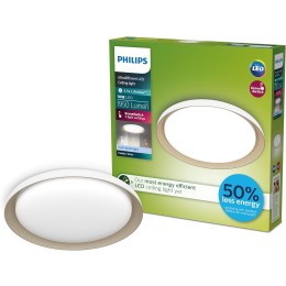 Philips 8720169301078 LED Deckenleuchte Pebblo | 10W integrierte LED-Quelle | 1950lm | 4000K