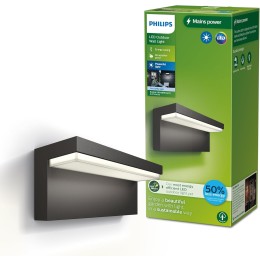 Philips 8720169257276 LED Außenwandleuchte Bustan | 3,8W integrierte LED-Quelle | 800lm | 4000K