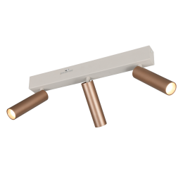 Trio T849210365 LED Spot-Deckenleuchte AMBALA | 5W integrierte LED-Quelle | 3x500lm | 2300+3000+400