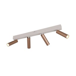 Trio T849210465 LED Spot-Deckenleuchte AMBALA  | 5W integrierte LED-Quelle | 4x500lm | 2300+3000+400