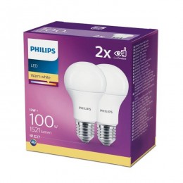 Philips 8718699669430 2x LED Leuchtmittel 1x13W | E27 | 2700K