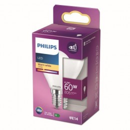 Philips 8718699762834 LED Lampe 1x6,5W | E14 | 806lm | 2700K