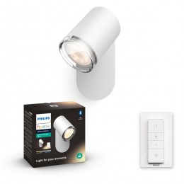 Philips Hue 8719514340855 LED Badezimmerleuchte Wandleuchte Adore 1X5W | Gu10 | 250-350lm | 2200-650