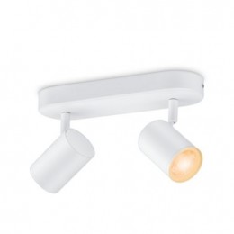 WiZ Colors 8719514551893 LED Deckenleuchte Imageo 2x5w | Gu10 | 700lm | 2200-6500K | RGB