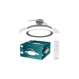 Philips 8721103096043 LED Ventilator mit Licht Bliss | 35W integrierte LED-Quelle | 4500lm | 2700-6