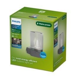 Philips 8721103104892 LED Außenwandleuchte Nayl | 4W integrierte LED-Quelle | 840lm | 2700K