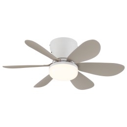 Globo 03625SA LED Ventilator mit Licht DELORES | 5W integrierte LED-Quelle | 350lm | 2700-6500K