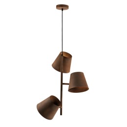 Luce Ambiente Design I-COLT-S3 RU Pendel-Kronleuchter COLT | 3×60W E27