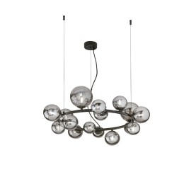Luce Ambiente Design I-HONEY-S16-NER Pendel-Kronleuchter HONEY G9
