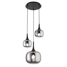 Luce Ambiente Design I-JAIPUR-S3-GR Pendel-Kronleuchter JAIPUR E14