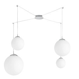 Luce Ambiente Design I-LAMPD/S4 BCO Pendel-Kronleuchter LAMPD E27