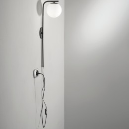 Luce Ambiente Design I-ODISSEO-AP1-NER Wandleuchte ODISSEO E14