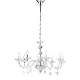 Luce Ambiente Design I-RIFLESSO/8 Pendel-Kronleuchter RIFLESSO E14