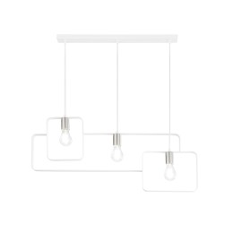 Luce Ambiente Design I-SMITH-S3-BCO Pendel-Kronleuchter SMITH | 3×60W E27