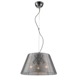 Luce Ambiente Design I-SPRIZ/S45 SILVER Pendel-Kronleuchter SPRIZ | 3×60W E27