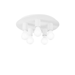 Luce Ambiente Design I-STRIKE-PL5-BCO Anbau-Kronleuchter STRIKE | 5×60W E27