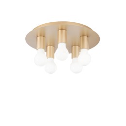 Luce Ambiente Design I-STRIKE-PL5-ORO Anbau-Kronleuchter STRIKE | 5×60W E27