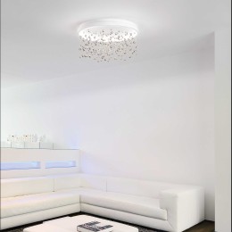 Ideal lux 315812 LED Anbau-Kronleuchter ARMONY | 77W integrierte LED-Quelle | 7150lm | 3000K