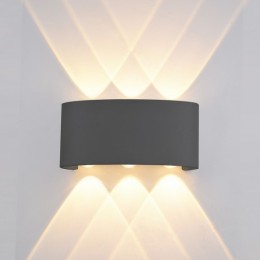 Italux OWL-451-3-BL LED-Außenwandleuchte Ortelo 1x6W | 3000K | IP54