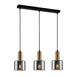 Italux PND-65342-3-BRO+SG Pendel-Kronleuchter Santia E27