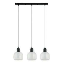 Italux PND-67594-3-BK+CL Pendel-Kronleuchter Lamezia E27