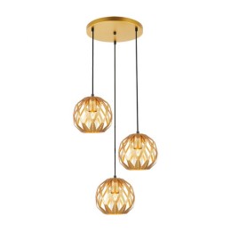 Italux PND-22341-3SA-GD Pendel-Kronleuchter Hilo E27