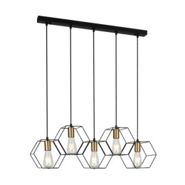 Italux PND-74889-5-BK Pendel-Kronleuchter Aina E27