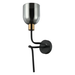 Italux WL-66892-1A-BK-SG Wandleuchte Servio E14